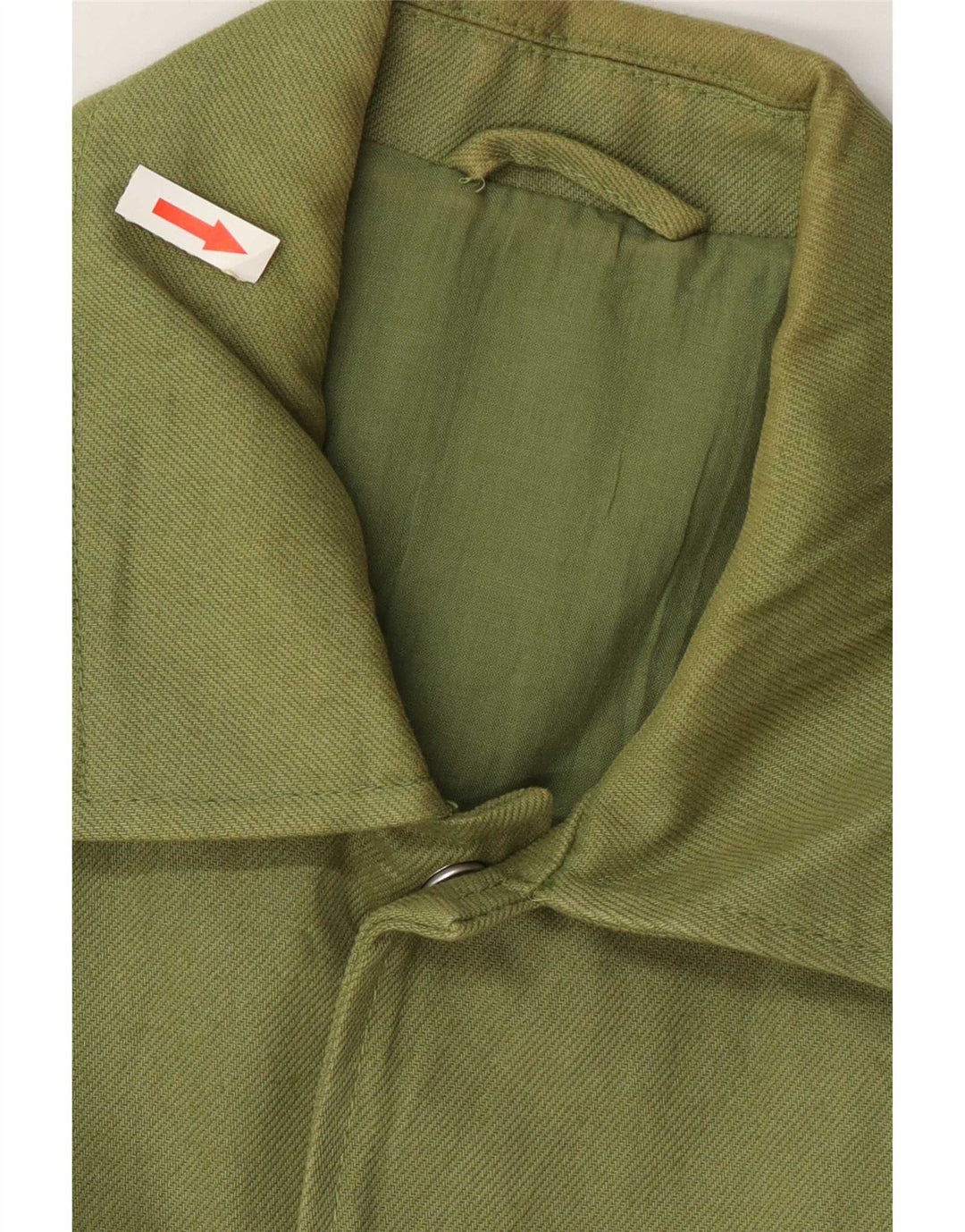 Zara Ανδρικό Bomber Jacket UK 36 Small Green Cotton