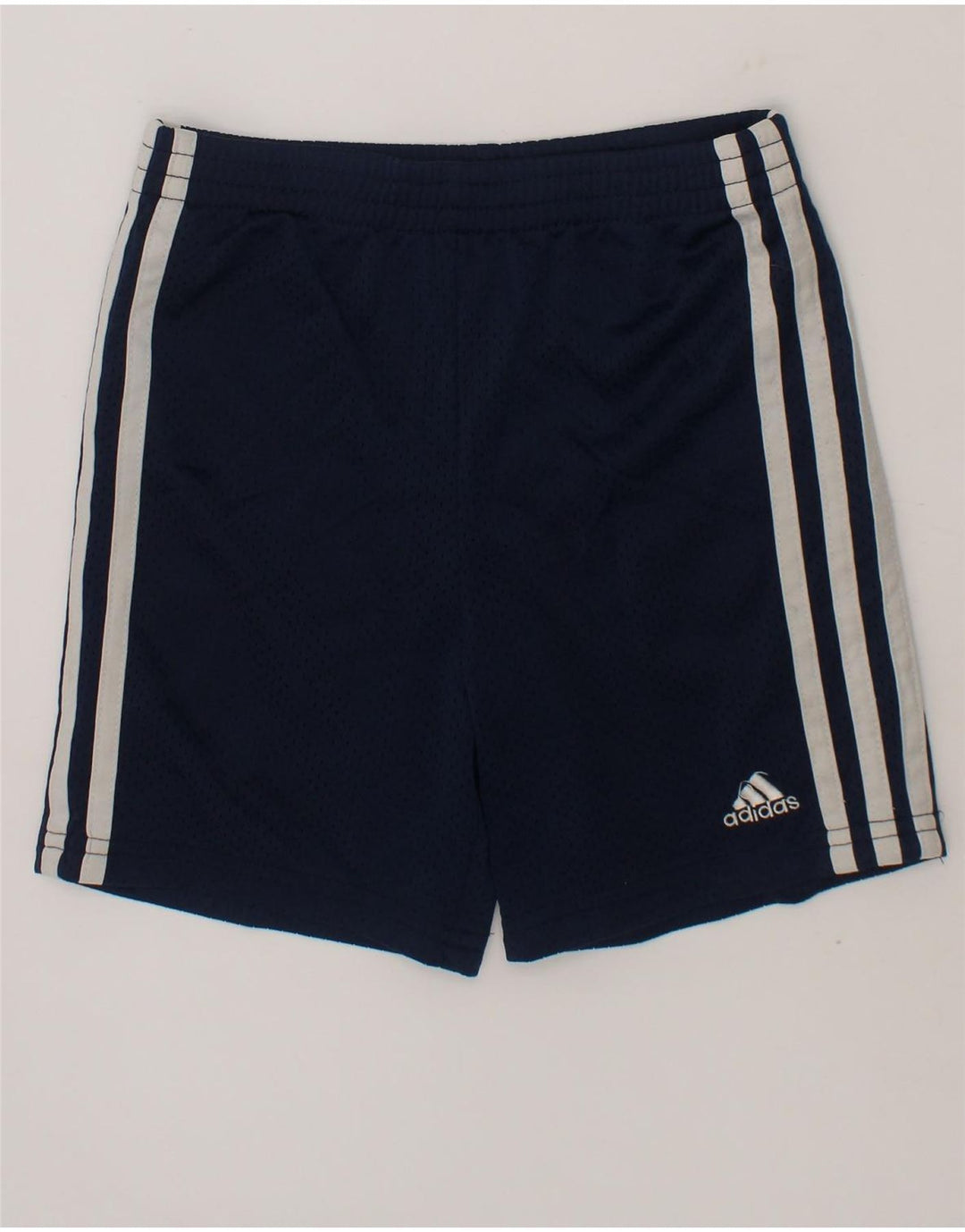 ADIDAS Boys Sport Shorts 3-4 Years  Navy Blue Polyester Vintage Adidas and Second-Hand Adidas from Messina Hembry 