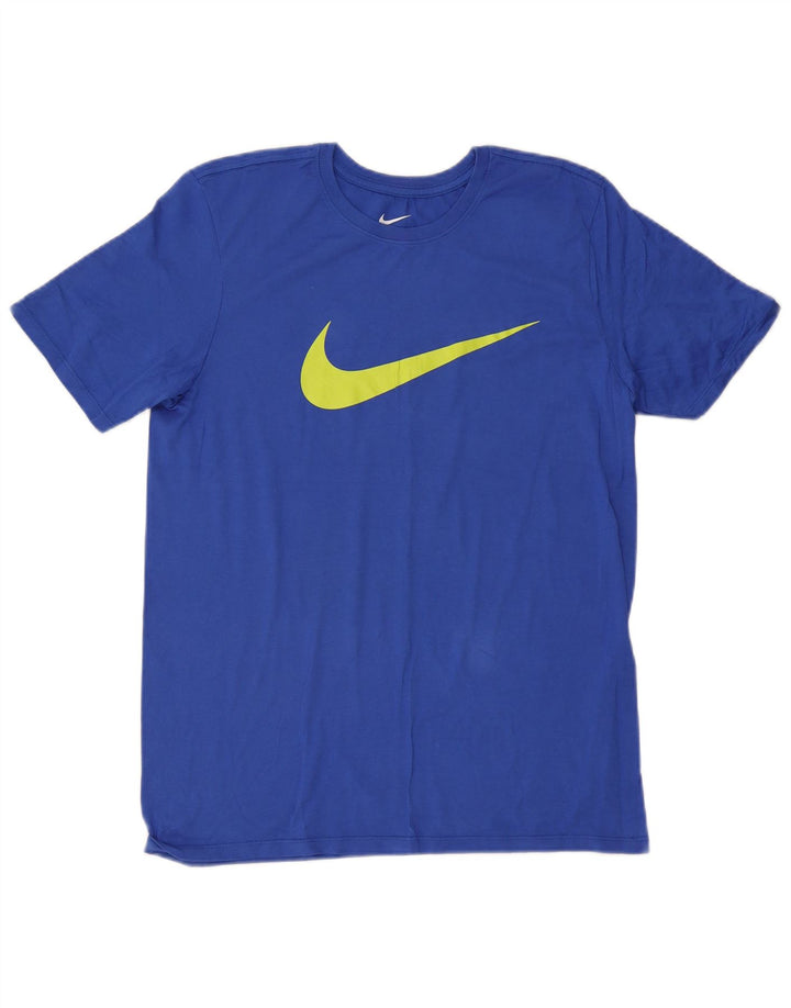 Nike T-Shirt Graphique Coupe Athlétique Homme Bleu Moyen