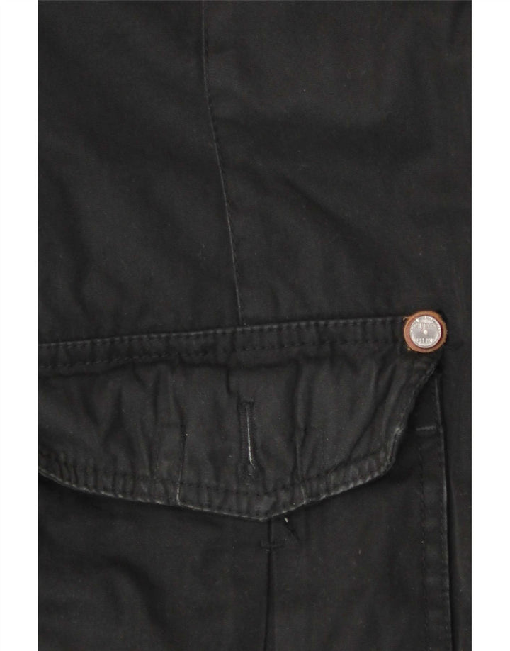 Giacca parka con cappuccio da donna KHUJO UK 14 cotone nero medio