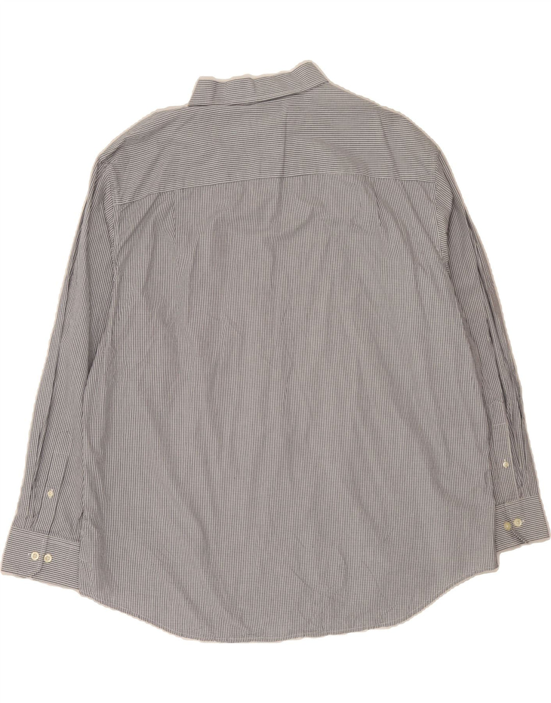 IZOD Mens Shirt 2XL Grey Check Cotton Vintage Izod and Second-Hand Izod from Messina Hembry 