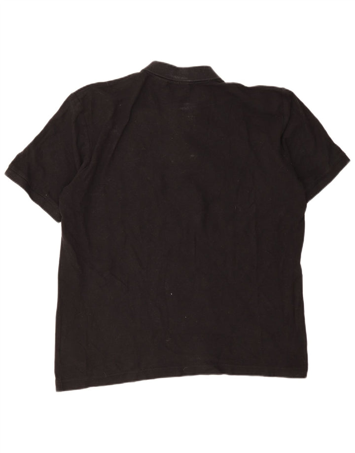 Fila Mens Polo Shirt XL Black Cotton