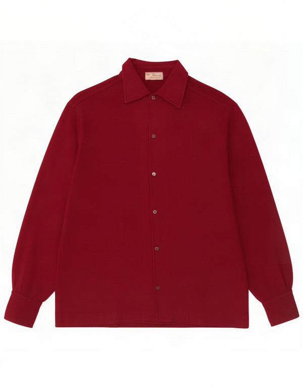 Camisa grande masculina vintage EUA 2 XS Vermelho