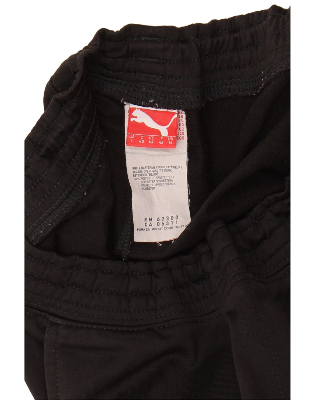 PUMA Womens Tracksuit Trousers UK 14 Large Black Polyester
