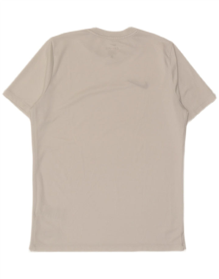 T-shirt Nike Dri Fit da uomo, grande, in poliestere bianco