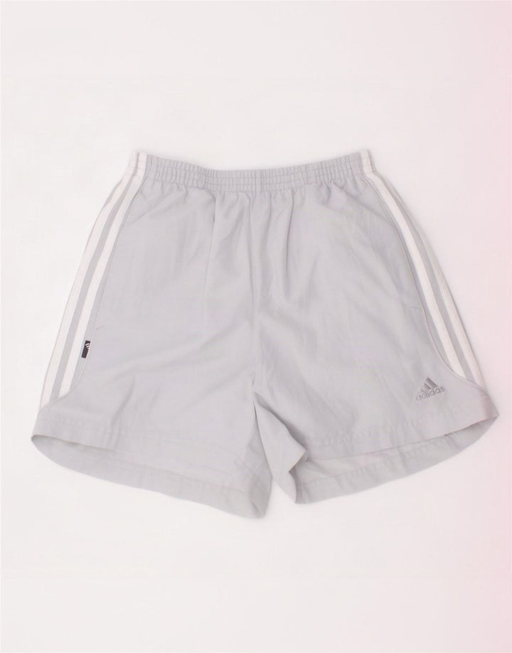Adidas Girls Sport Shorts 11-12 Years Grey Polyester