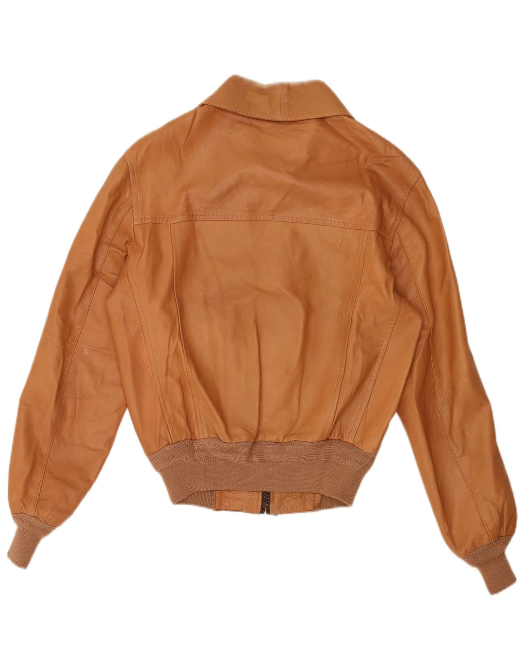Veste en cuir femme vintage IT 50 XL Beige
