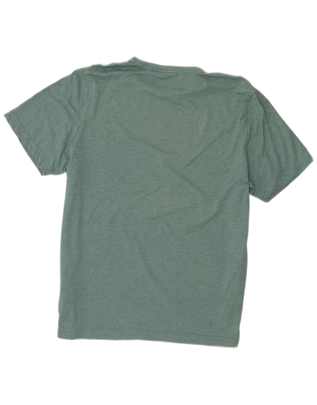 Puma Mens Graphic T-Shirt Top Large Green Flecked Polyester