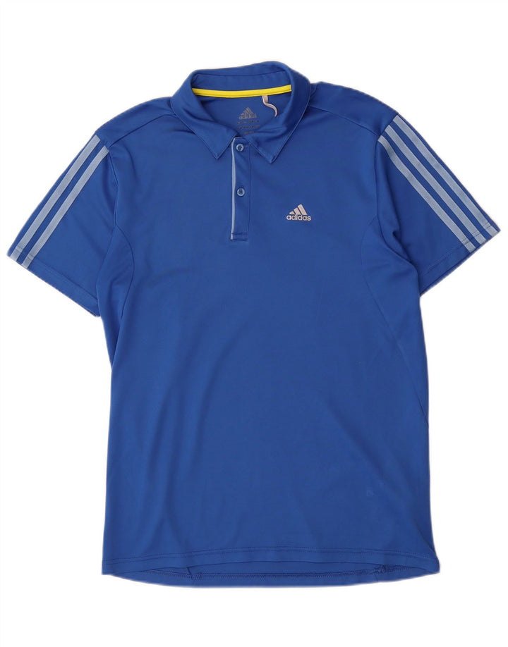 Ανδρικό πουκάμισο Adidas Climalite Polo Small Blue Polyester