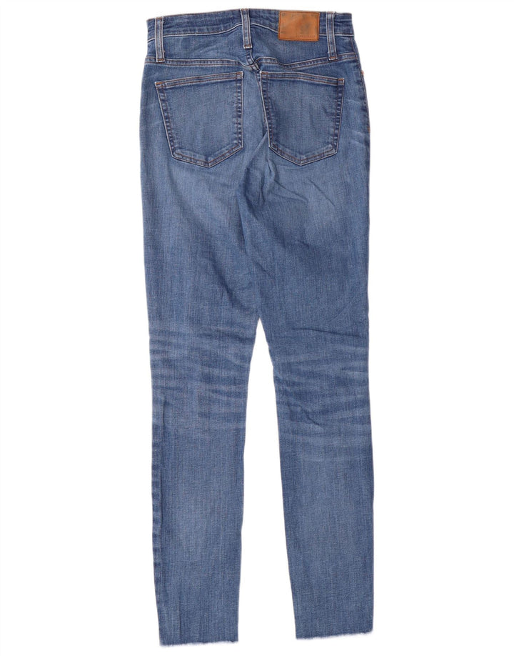 J. CREW Womens Distressed Skinny Jeans W27 L30  Blue