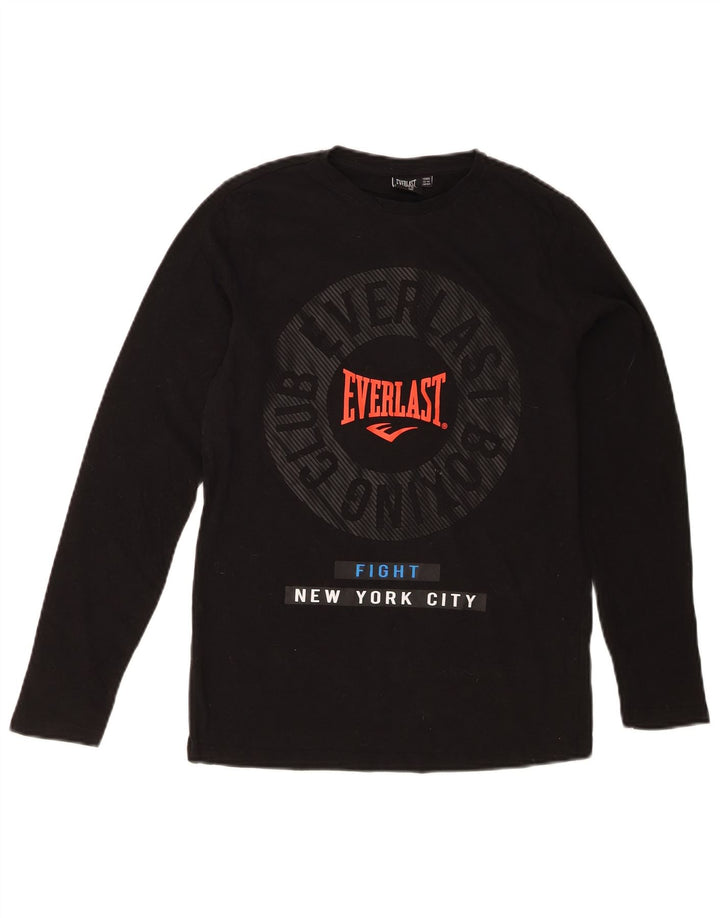 OVS Boys Everlast Graphic Top Long Sleeve 13-14 Years Black