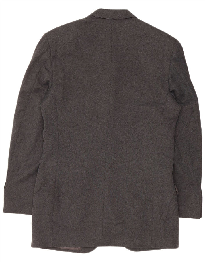 Carlo Pignatelli Chaqueta tipo blazer larga con 4 botones para hombre IT 48 Gris medio