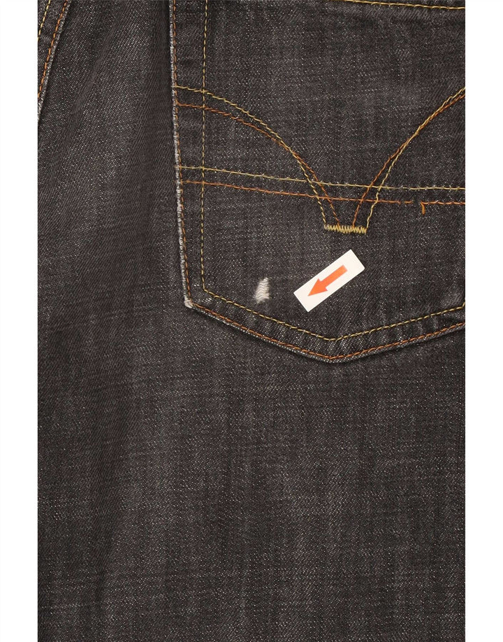 Casucci Mens Straight Jeans IT 46 Small W32 L31 Black Cotton