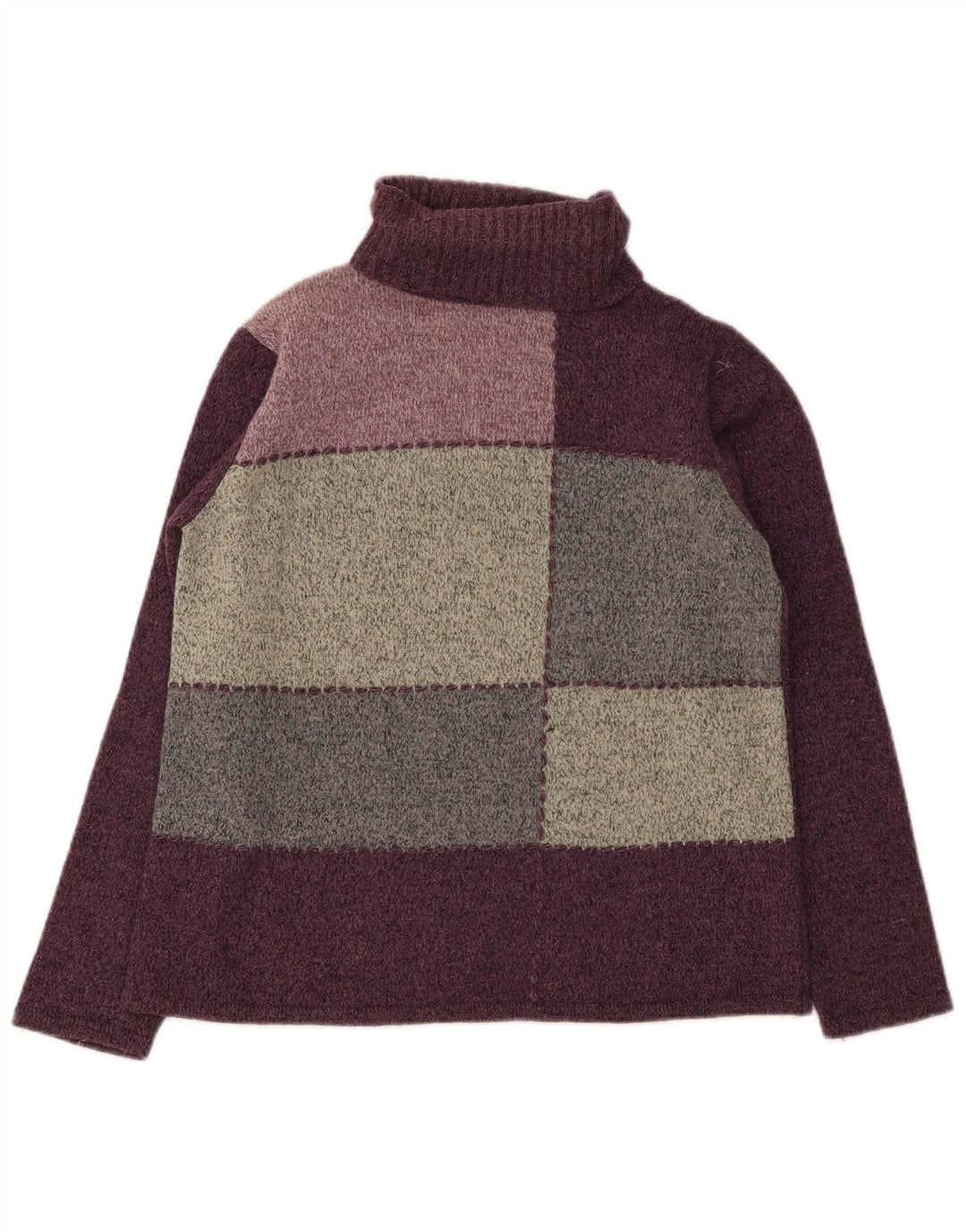 Essentials Rollkragenpullover für Damen, UK 14/16, Größe L, Lila