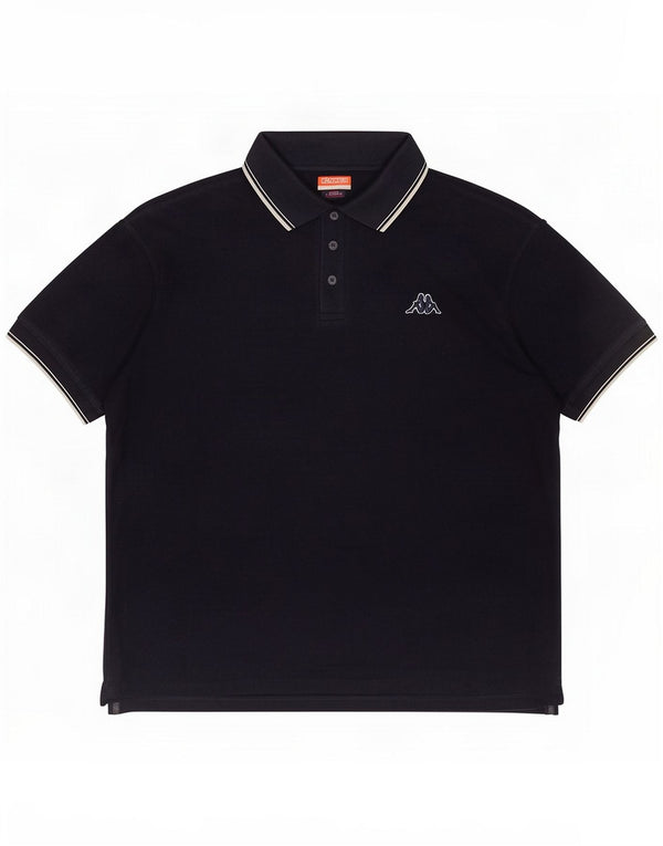 Polo da uomo Kappa XL Blu navy in cotone