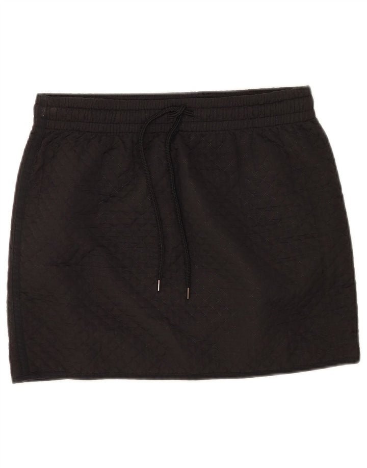 Benetton Womens Mini Skirt W32 Large Black Polyester