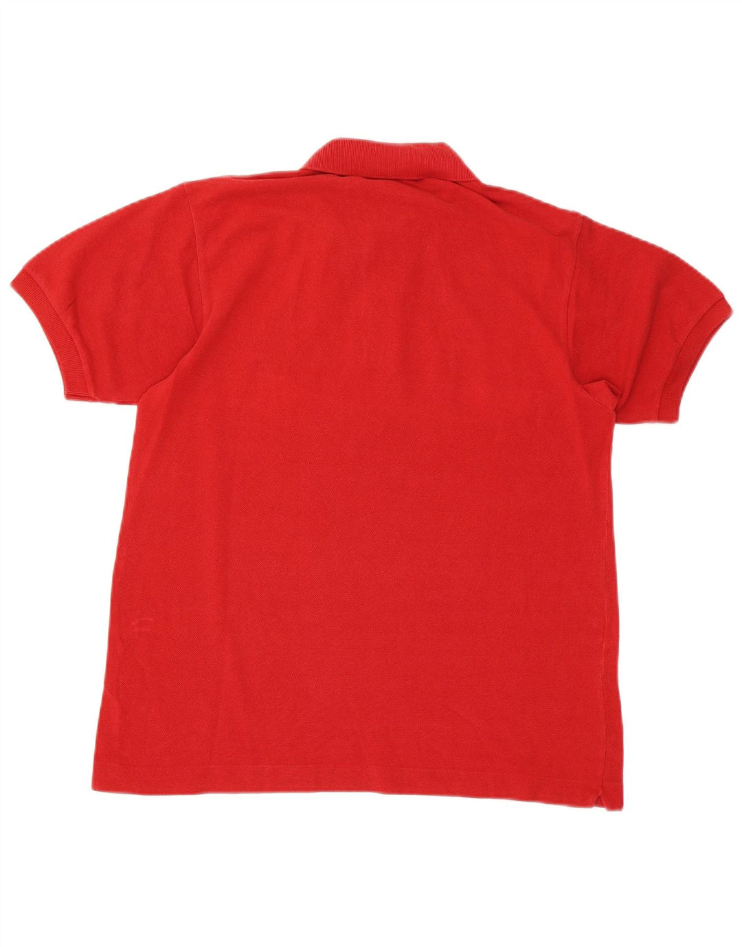 Lacoste Mens Polo Shirt Size 4 Medium Red Cotton