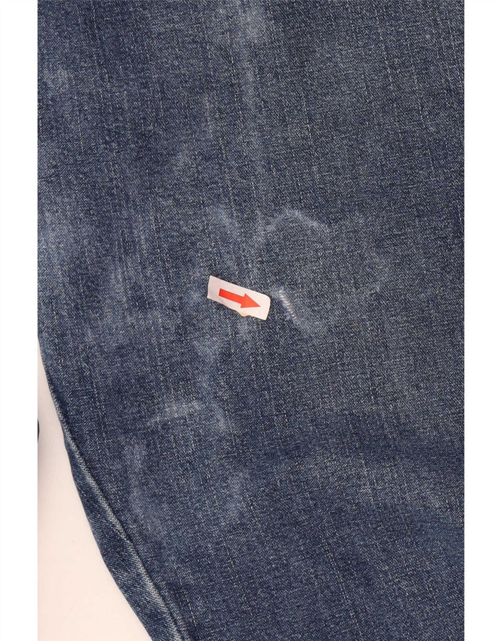 Wrangler Mens Cargo Straight Jeans W30 L30 Blue Cotton