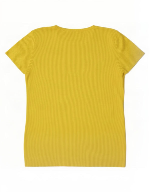T-shirt Zara da donna Top UK 12 viscosa verde medio