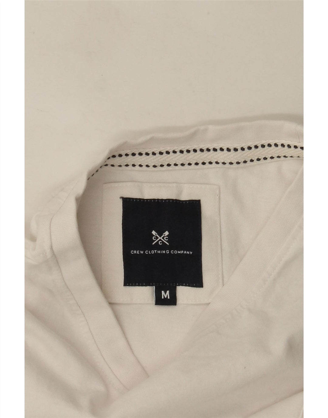 Crew Clothing Mens T-Shirt Top Medium White