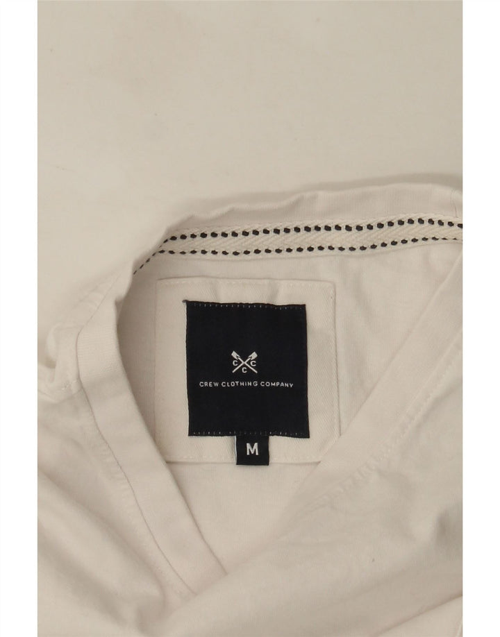 Crew Clothing Mens T-Shirt Top Medium White