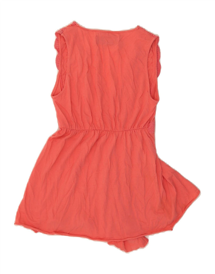 ZARA Womens Sleeveless Asymmetric Blouse Top UK 12 Medium Pink Vintage Zara and Second-Hand Zara from Messina Hembry 
