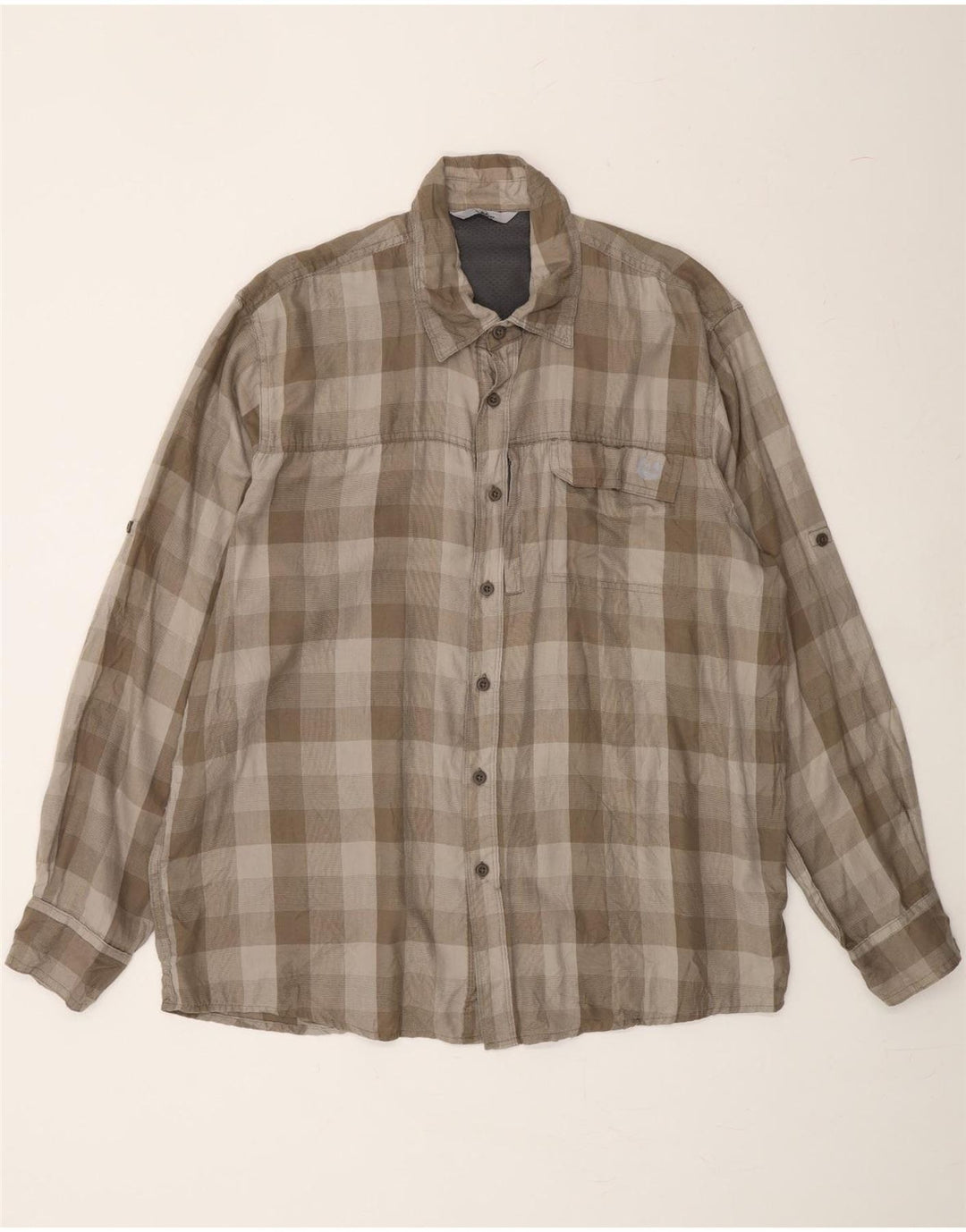 WRANGLER Mens Shirt Large Brown Check Cotton Vintage Wrangler and Second-Hand Wrangler from Messina Hembry 