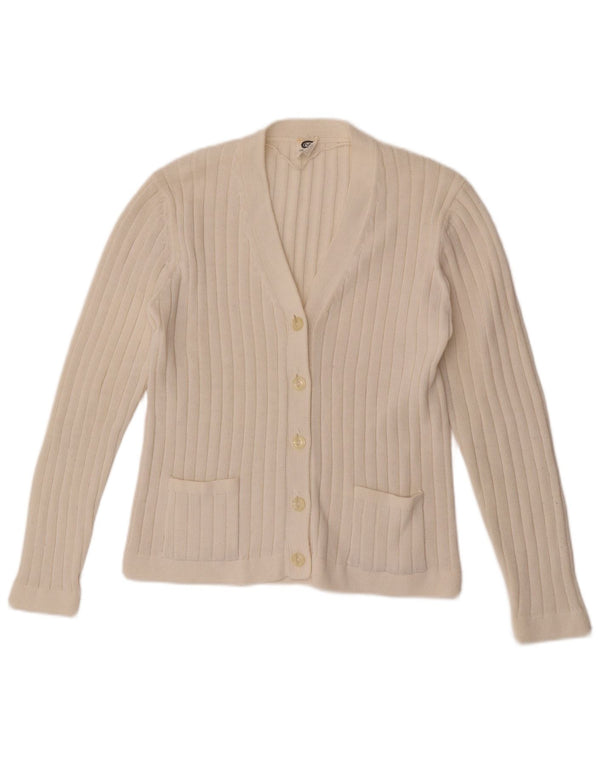Maglione cardigan da donna C&A EU 48 2XL Acrilico bianco