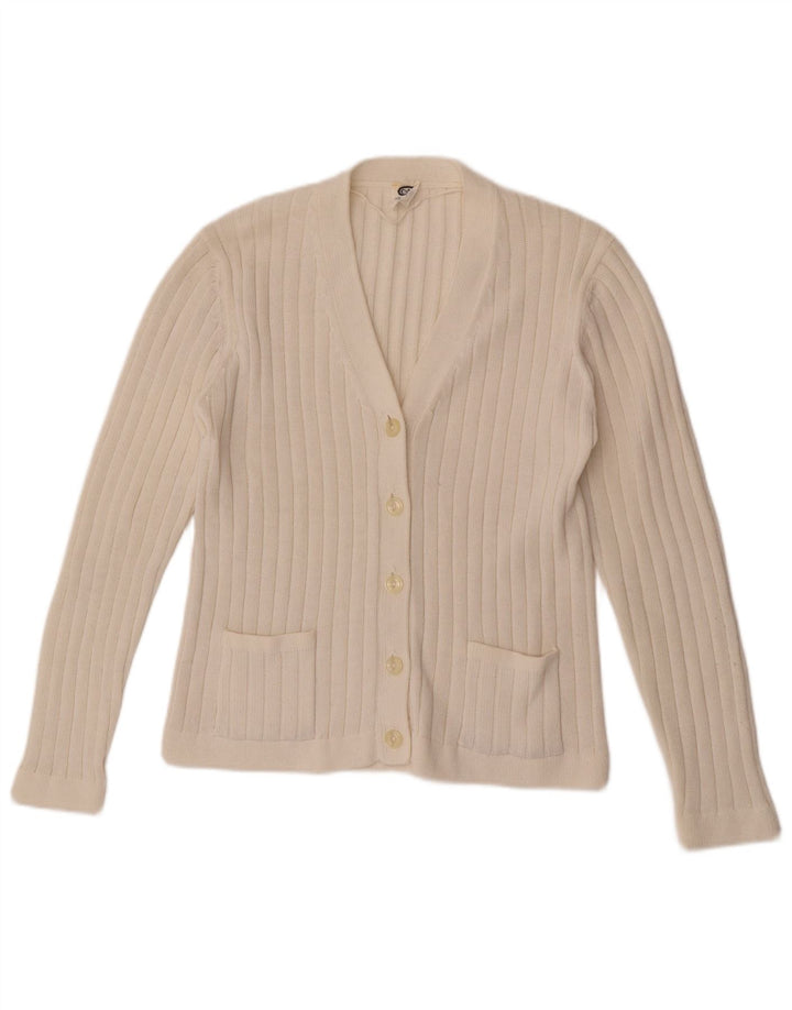 Maglione cardigan da donna C&A EU 48 2XL Acrilico bianco