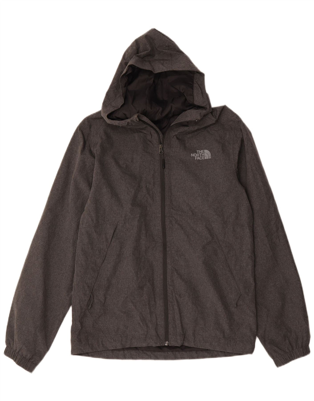 The North Face Herren-Regenjacke mit Kapuze, UK 36, Größe S, grau, Polyester