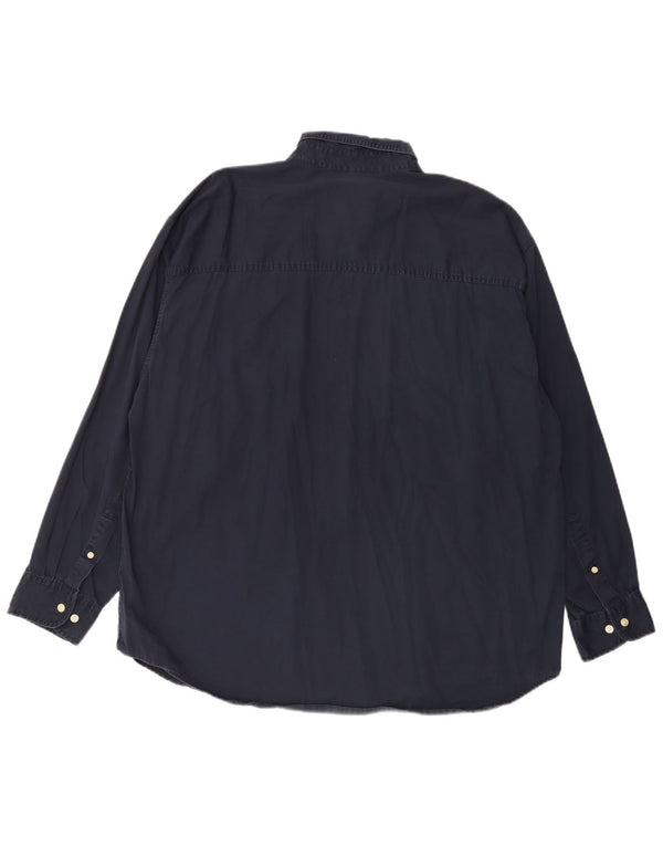 Champion Herrenhemd XL Marineblau aus Baumwolle