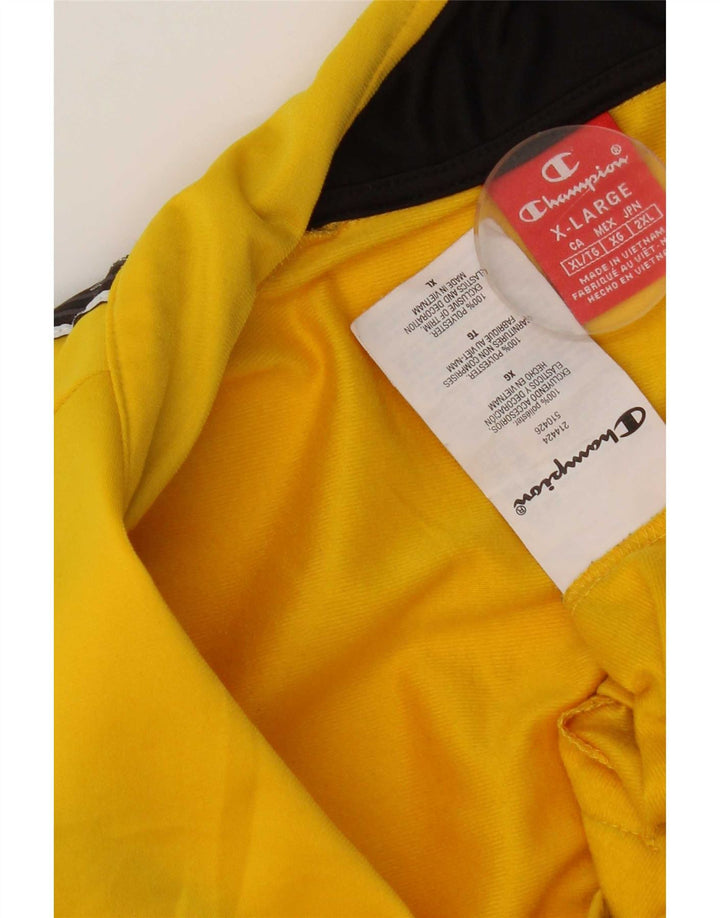 Jaqueta masculina Champion Graphic Tracksuit XL Amarelo Colorblock Poliéster