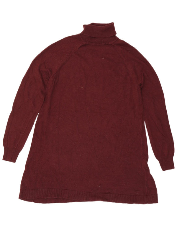 Marks & Spencer Pull col roulé pour femme UK 10 Petit Bordeaux