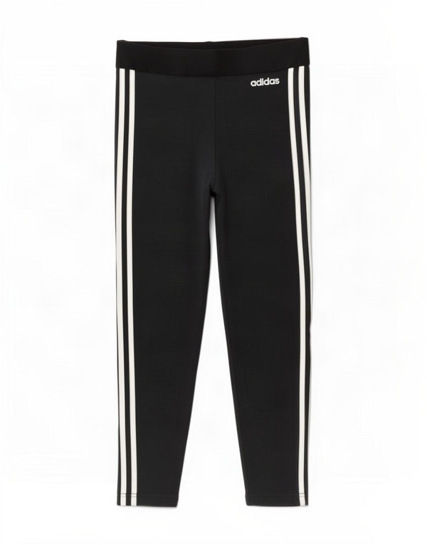 Adidas Womens Leggings UK 12/14 Medium Black Cotton