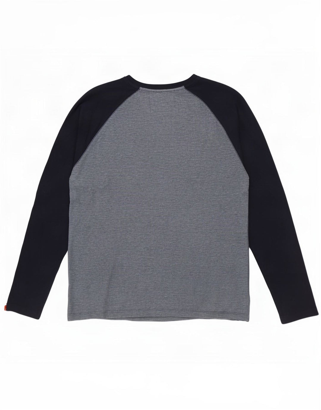Top da uomo a maniche lunghe Superdry 2XL in cotone color block blu
