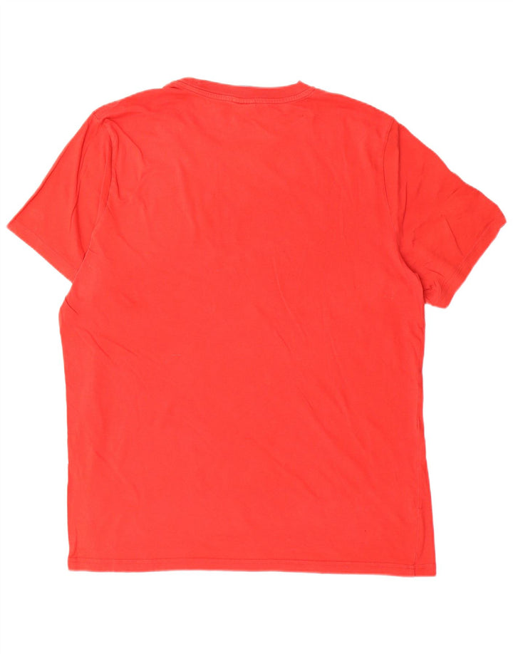 CHAMPION Herre Grafisk T-Shirt Top XL Rød