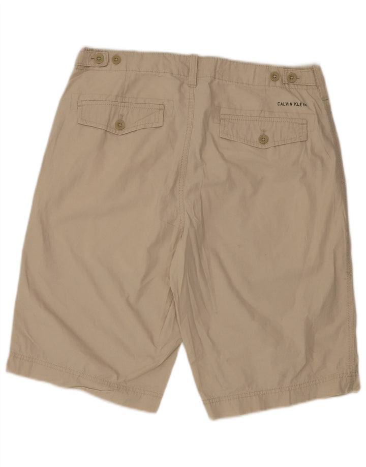 CALVIN KLEIN Pantaloncini chino da uomo W32 Cotone beige medio
