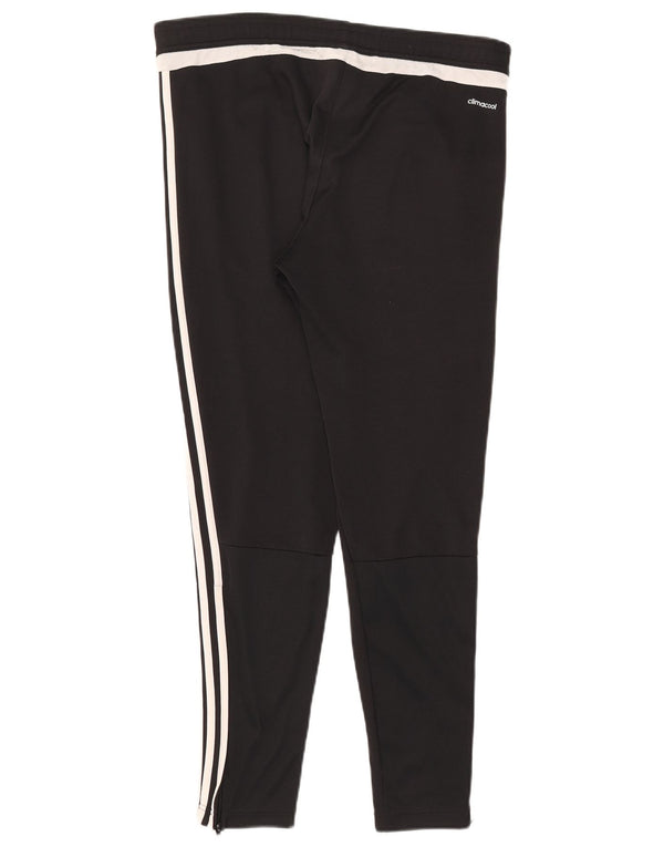 Adidas Mens Climacool Tracksuit Trousers Small Black Colourblock Polyester