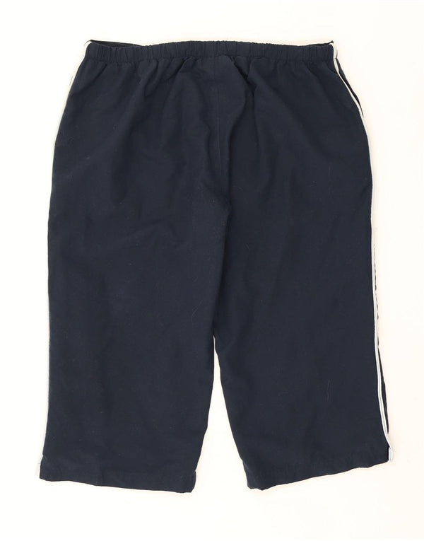 Reebok Damen Bermuda Sport Shorts UK 20 2XL Marineblau Polyester