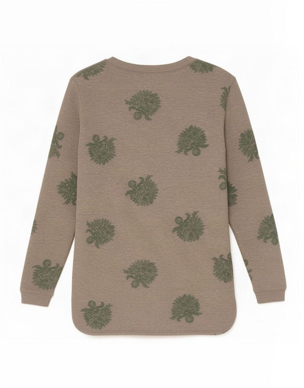 White Stuff Γυναικείο υπερμεγέθη φόρεμα UK 10 Small Grey Floral