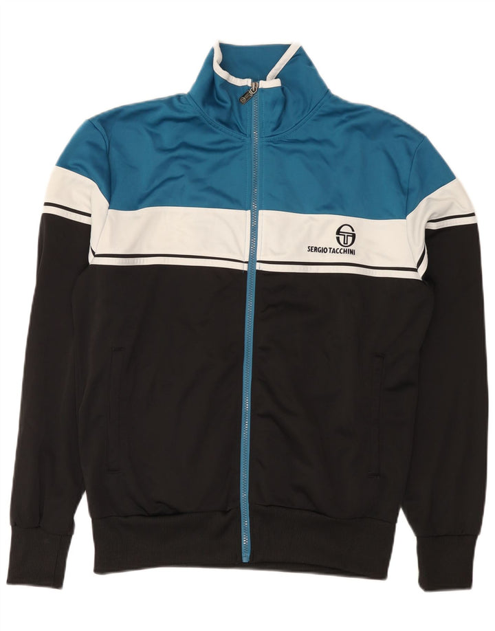 Sergio Tacchini Herre træningsdragt Topjakke Medium Sort Colourblock