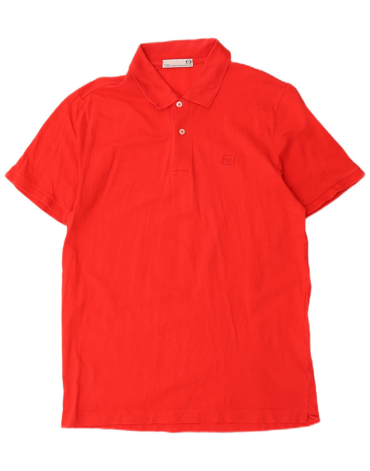 SERGIO TACCHINI Mens Milano Polo Shirt IT 50 Medium Red