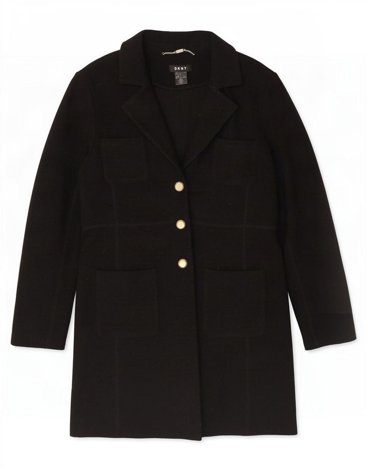 Soprabito da donna Dkny US 8 medio in lana nera