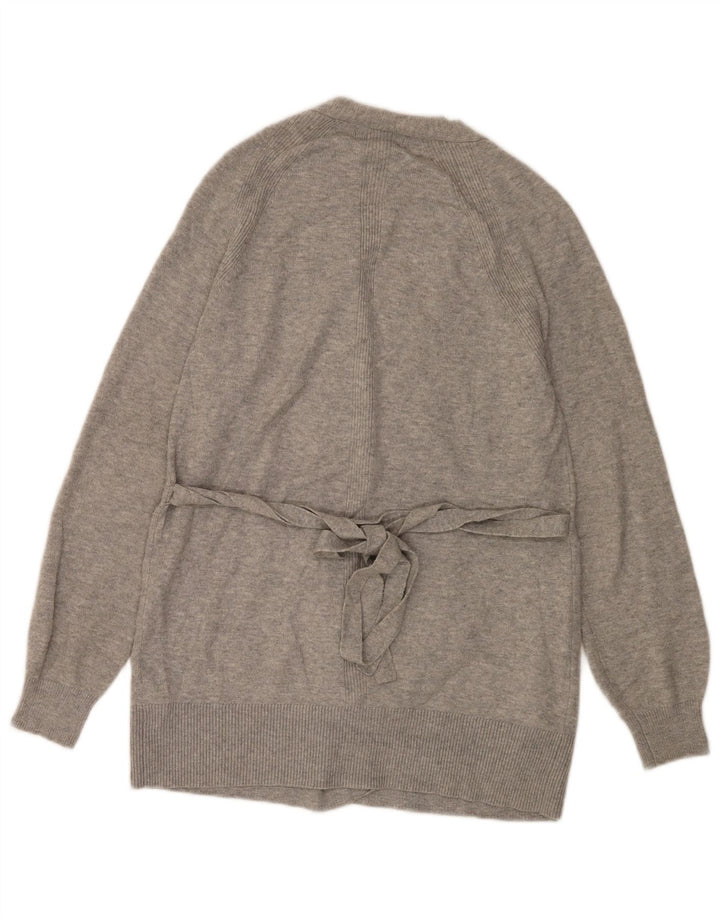 Marks & Spencer Dame Longline Oversized cardigan sweater UK 6 XS Grå
