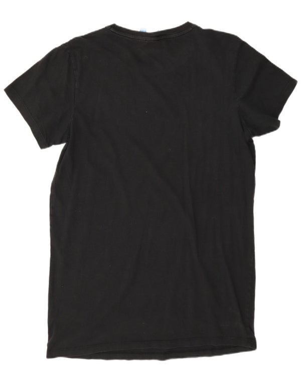 Tricou grafic supradimensionat Adidas pentru femei Top UK 10 Small Black