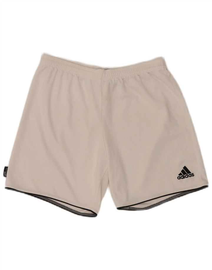 Мужские спортивные шорты ADIDAS Climalite, средний белый полиэстер