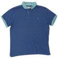 Camisa polo masculina de rugby CHAMPION algodão azul médio
