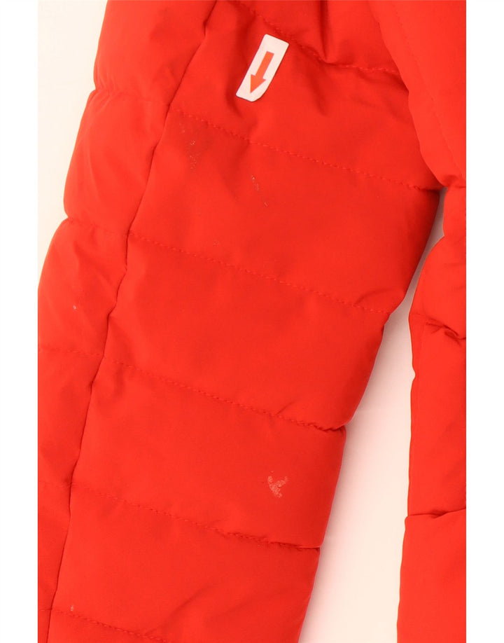 Damska wyściełana kurtka z kapturem Superdry UK 8, mała, czerwona, poliester