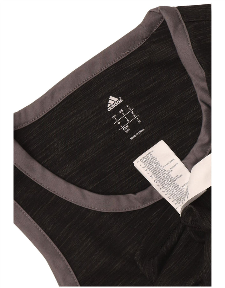 Adidas Herrevest Top Small Black Flecked Polyester