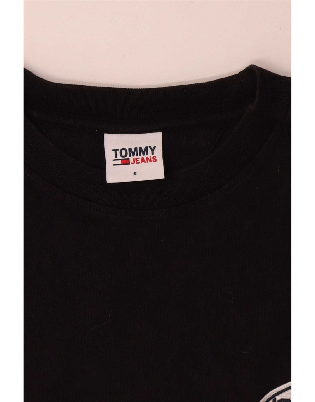 Tommy Hilfiger Mens T-Shirt Top Small Black Cotton